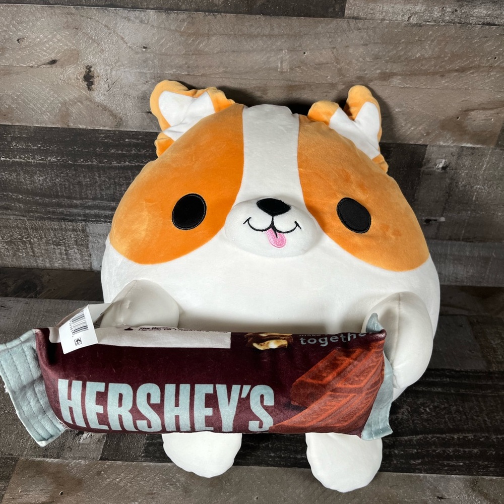 ZURU Snackles HERSHEY'S Corgi Benji 14" Plush Super Soft Stuffed Animal